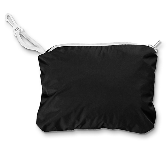 Zine Shiloh Black & Burgundy Packable Windbreaker - Picture 3 of 6